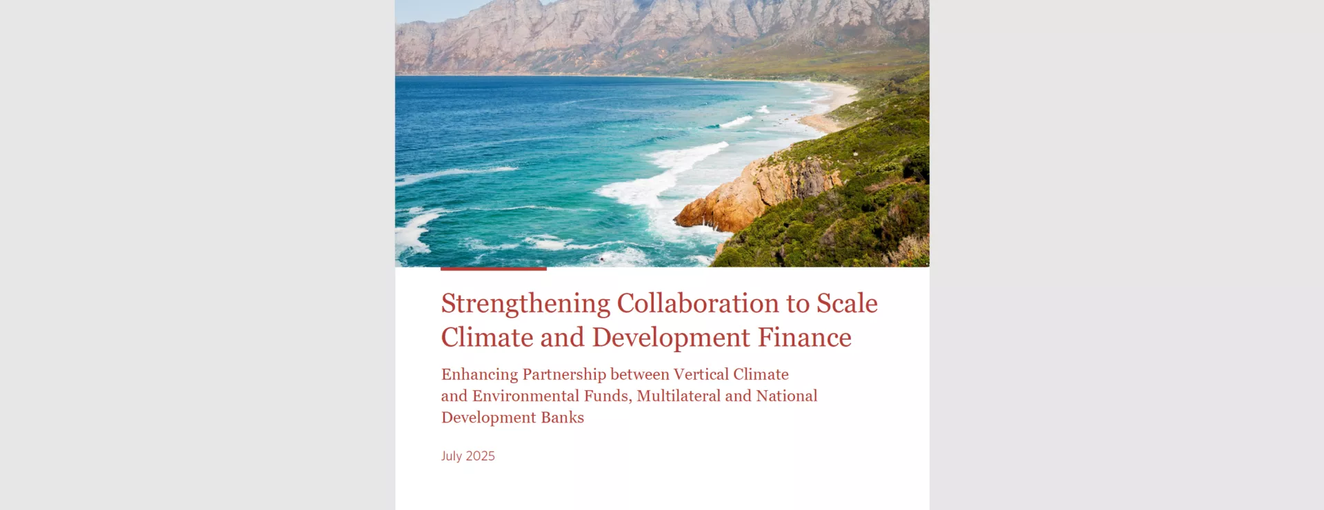 Cover of the report