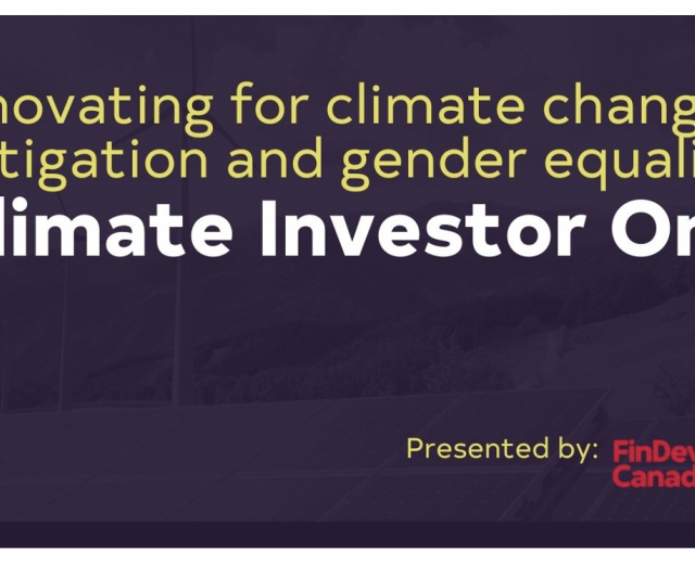 Climate Investor One