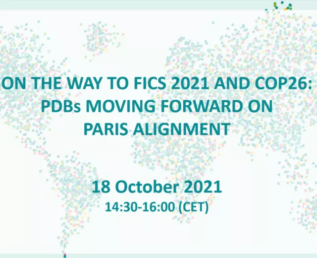 PDBs moving forward on Paris alignment