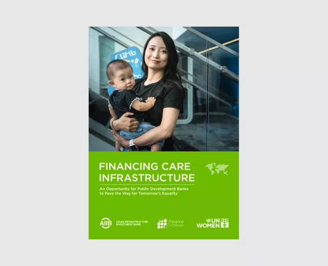 COVER OF FINANCING CARE INFRASTRUCTURE REPORT