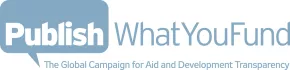 Publish What You Fund's logo with strapline: "The Global Campaign for Aid and Development Transparency"