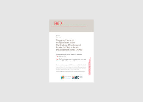 Mapping Financial Support from Major Multilateral Development Banks (MDBs) to Public Development Banks (PDBs)